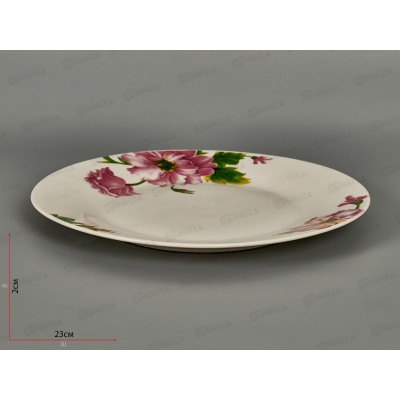 Тарелка обеденная ZX2317-9FP Клематис 23см 272935 Тарелка обеденная ZX2317-9FP Клематис 23см 272935