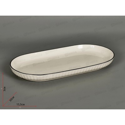 Блюдо овальное YJQSW09 500см 30см Sugar 274478 Блюдо овальное YJQSW09 500см 30см Sugar 274478