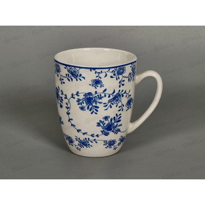 Кружка WQ2403-12M 340мл Голубой ситец 271677 Кружка WQ2403-12M 340мл Голубой ситец 271677