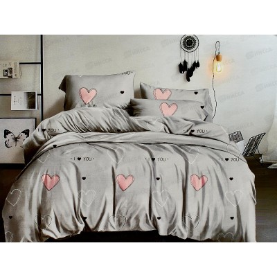 Комплект постельного белья 1,5сп PANDORA полисатин №4019 S/P