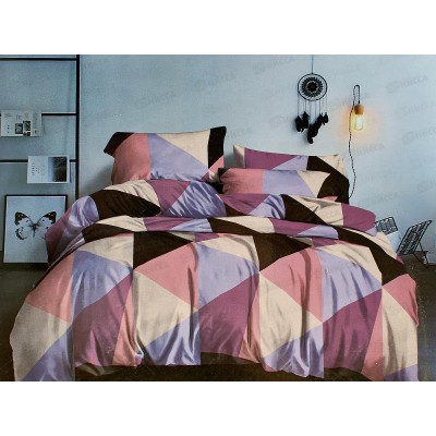Комплект постельного белья 1,5сп PANDORA полисатин №q102901aa треугольн S/P