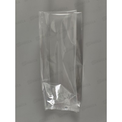 Пакет без печати (13,5+2*3)*38/60мкм прозр с ценр.швом *50/500