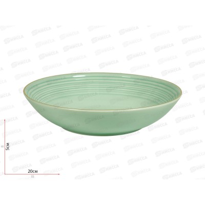Тарелка суповая Fiesta 22см мятный TDP702