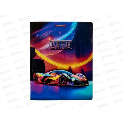 Тетрадь 48л кл. АКАД Neon Drive EAC-14098/5 *60