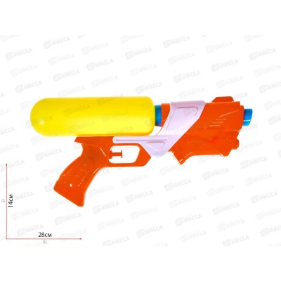 Пистолет водный №3755-1 "Бос" пакет 28*14*5см