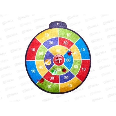 Дартс №268-27 с пластиковыми дротиками на липучке, пакет 39*1*36