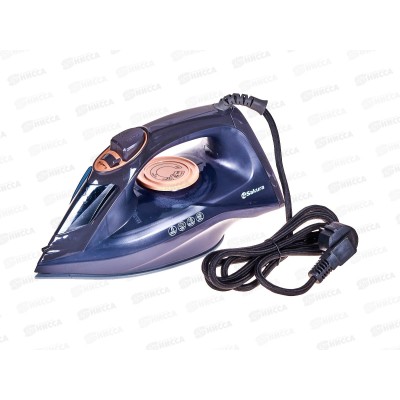 Утюг электро SA-3073CBK 2200Вт 220мл керам самоочист Утюг электро SA-3073CBK 2200Вт 220мл керам самоочист