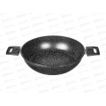 Жаровня со съемными ручками SA-BP03-26 Каменная Black 26см черная Жаровня со съемными ручками SA-BP03-26 Каменная Black 26см черная