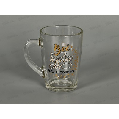 Кружка "Капучино" (На позитиве) 300см3 *20 1334 Кружка "Капучино" (На позитиве) 300см3 *20 1334