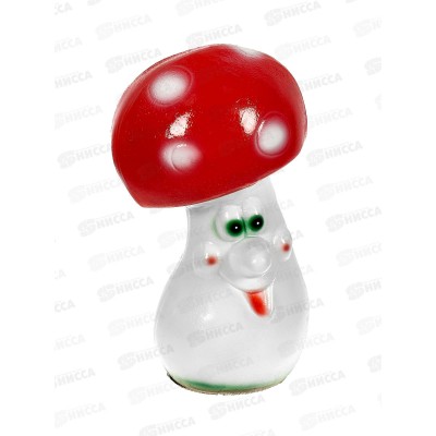 Фигура садовая из гипса &quotБольшой Мухомор с глазами&quot (320*170мм) арт.11