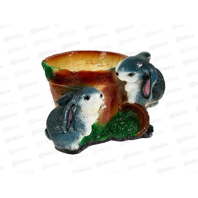 Кашпо &quotДва Зайца&quot (170*240мм) арт.104
