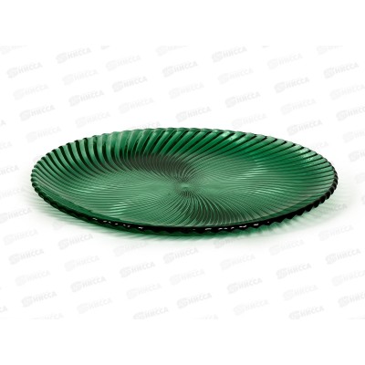 Тарелка сервировочная EQ2002-5G/L1 стеклянная 32см