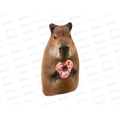Игрушка антистресс Капибара пончик 30см, МТ30015  *20