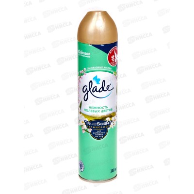 ГЛЭЙД освежитель воздуха 300мл Нежность полевых цветов *12