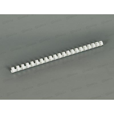 Пружина пл./переп. OfficeSpace 14мм белая, 100шт, PC7009 *20