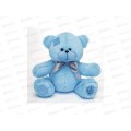 Медведь Тед 38см, Т50БР цвет-голубой, с лентой  Мила