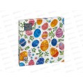 Салфетки 3сл 20л 33*33 Bouquet Home Акварельные яйца, 25275*12
