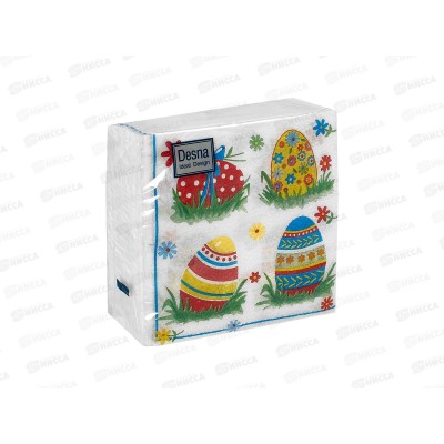 Салфетки 1сл 40л 24*24 Desna Design Пасхальные яйца, 57423 *32 Салфетки 1сл 40л 24*24 Desna Design Пасхальные яйца, 57423 *32
