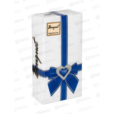 Салфетки 2 слойные 20 листов 33*33 Bouquet Original 1/8 Подарок с любовью синий 25323 Салфетки 2 слойные 20 листов 33*33 Bouquet Original 1/8 Подарок с любовью синий 25323