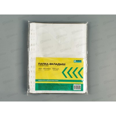 Мультифор А4+ WorldOffice, 60мкм "апельсиновая корка" ВП-8924*100/2000