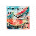 Часы настенные &quot21 Век&quot 2525-052 Сочные арбузы Рубин
