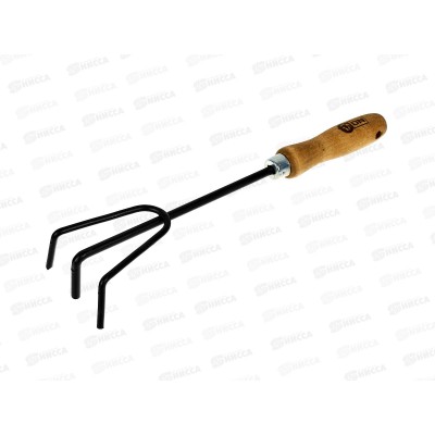 Рыхлитель 3-х зубый большой Premium, порошковая окраска, черенок покрыт маслом, 8мм, 24-06-069