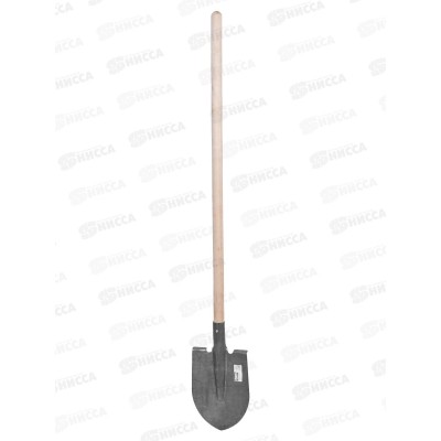 Лопата штыковая из рельсовой стали ЛКО, черенок высшего сорта, 215*394мм, 24-02-035