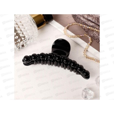 Краб д/волос "Глянец" бусинки дуга 10,5см черный 5256289 Краб д/волос "Глянец" бусинки дуга 10,5см черный 5256289