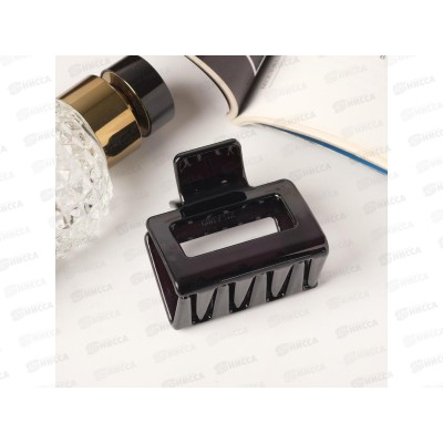 Краб  д/волос &quotГлянец&quot прямой геометрия 5см черный 6970548