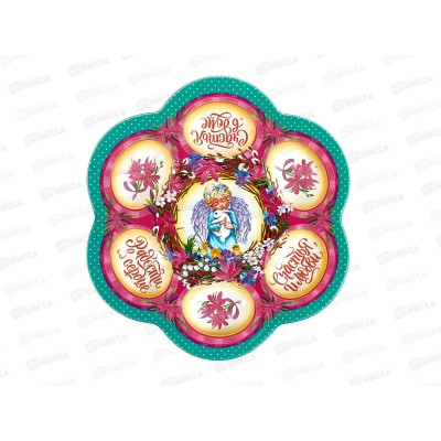 Подставка пасх на 6 яиц "Ангел" 21,5*19,9см 7345208