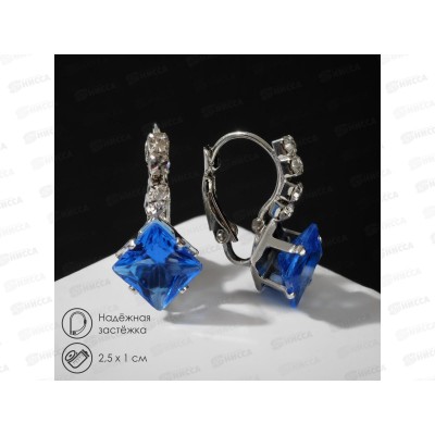 Серьги &quotКонфетти&quot ромб вечеринка микс 299129