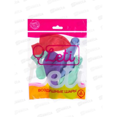 Шары 12&quot &quotМакарун&quot 5шт микс 4986613