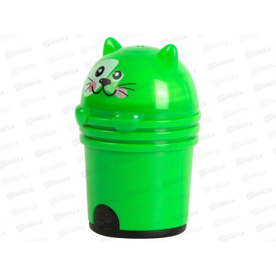 Точилка Каляка-Маляка Котики контейнер/ластик 1отв. ТОКМЛФКК-А *32