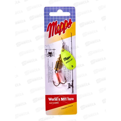 Блесна вращ. MEPPS Aglia Fluo №3 Chartreuse 6,5г 369977 Блесна вращ. MEPPS Aglia Fluo №3 Chartreuse 6,5г 369977