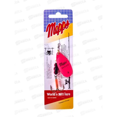 Блесна вращ. MEPPS Aglia Fluo Rose №4 377560 Блесна вращ. MEPPS Aglia Fluo Rose №4 377560