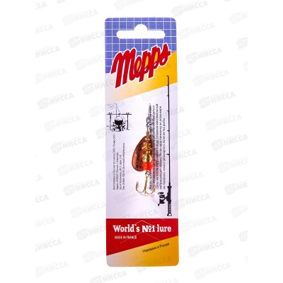 Блесна вращ. MEPPS Black Fury CHART CU №1 3,5г 370065