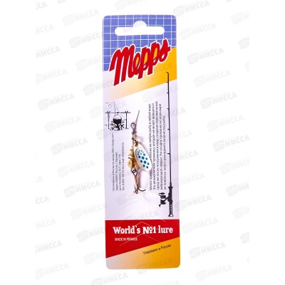 Блесна вращ. MEPPS Comet PTS Bleus AG №0 2г 370120
