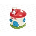 Игрушка-копилка "Домик" закрывается на ключ, 2858343 в коробке 20*24*21,5см