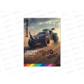 Цветная бум. двуст. EK А4 10л 10цв Road Beast 63619 *70