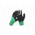 Перчатки нейлоновые №10 зел/черн Аллигатор вспененный латекс *12/720 Перчатки нейлоновые №10 зел/черн Аллигатор вспененный латекс *12/720