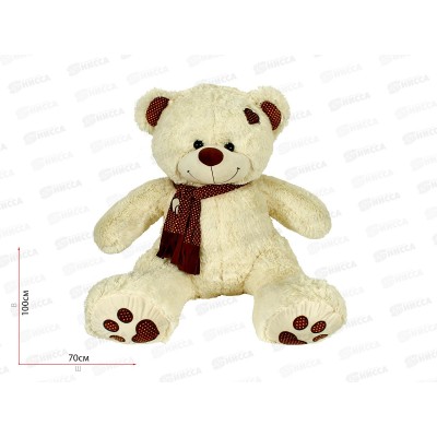 Медведь Тони с шарфом 100см, МТШ-100М  Мила Медведь Тони с шарфом 100см, МТШ-100М  Мила