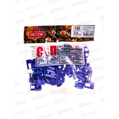 Зажим "Ворота" 3мм 100шт пакет СВП 669-5100 *30 Зажим "Ворота" 3мм 100шт пакет СВП 669-5100 *30