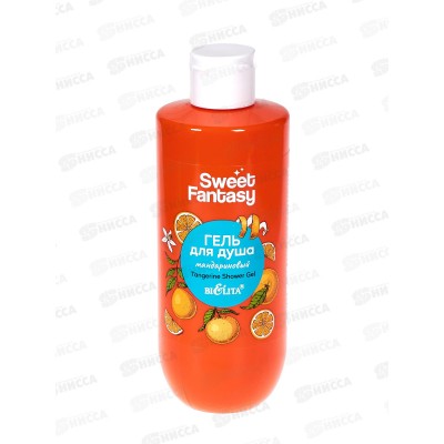 SWEET FANTASY Гель д/душа Мандариновый 400мл *9 SWEET FANTASY Гель д/душа Мандариновый 400мл *9