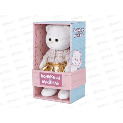 Мышель в золотом жакете и юбочке, 20см в коробке МТ-MRT-KM-03202410-20 Мышель в золотом жакете и юбочке, 20см в коробке МТ-MRT-KM-03202410-20