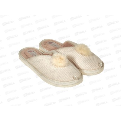 Тапочки жен домашние 4582  W-CH-C р37 *12