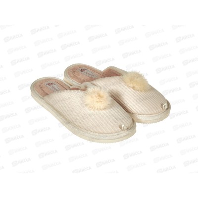 Тапочки жен домашние 4582  W-CH-C р39 *12