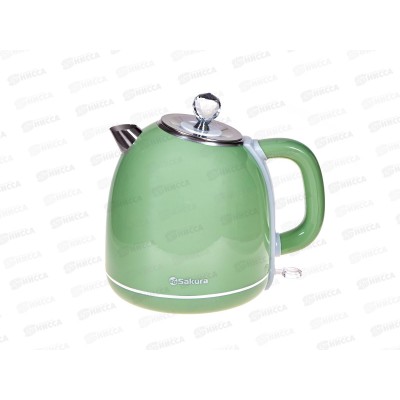 Чайник электр. SA-2187GR 1,7л Зелено-серый Чайник электр. SA-2187GR 1,7л Зелено-серый