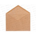 Конверты 114*162 крафт 50шт, клей, треуг.клапан. С5 112363 *1