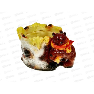 Кашпо "Медведь в бересте" (170*220мм) арт.87 Кашпо "Медведь в бересте" (170*220мм) арт.87