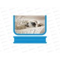 Пенал ПЧЕЛКА 1отд., Голубоглазый котенок 2023 190*115 ПО-04 *35